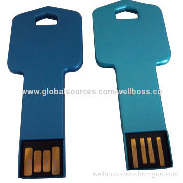 USB Key, Made of Aluminum/Stainless Steel, OEM Orders are Welcome